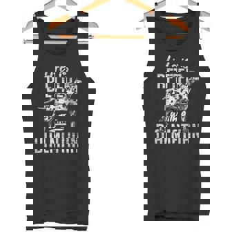 Das Leben Ist Besser Mit Einem Dalmatiner Tank Top - Seseable