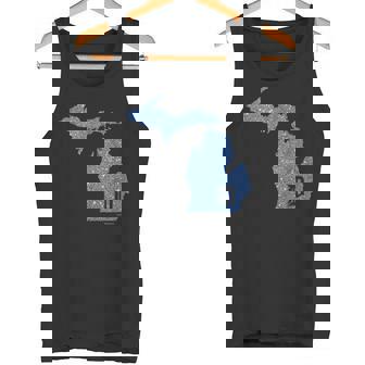 Detroit Michigan Shirt Motor City D Mitten T-Shirt Tank Top | Mazezy