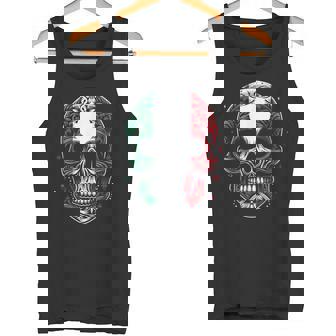 Dia De Los Muertos Drapeau Mexicain Tête De Mort Mexicaine Débardeur e - Cadeauxyz