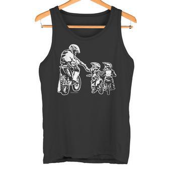 Dirt Bike Moto Motocross Padre Biker Figlio Figlio Papà Canotta - Novitaregali