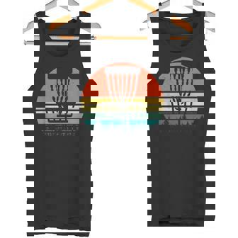 Disc Golf Flying Disc Sport Retro Tank Top | Mazezy