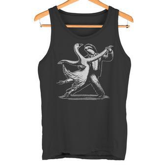 Diseño De Baile Dealón De Perezoso Y Ganso Baile Divertido Camiseta sin mangas - Regaloses