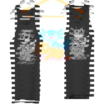 Divertido Ajolote Y Capibara Lindo Animal Kawaii Camiseta sin mangas - Regaloses