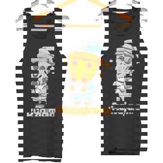 Divertido Pizza Pijama Pizzajama Dibujos Animados Camiseta sin mangas - Regaloses