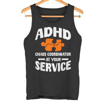Divertido Tdah Humor Diciendo Puzzle Pieza Conciencia Tdah Camiseta sin mangas - Regaloses