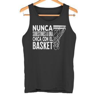 Divertido Una Chica Con El Basket Baloncesto Basketball Camiseta sin mangas - Regaloses