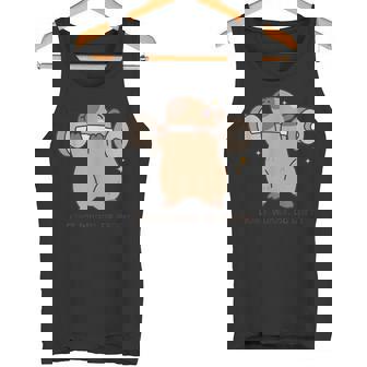 Don't Worry Be Cappy Gym Capybara Motivación Camiseta sin mangas - Regaloses