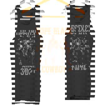 Dope Cowboy Graphic Rodeo Urban Attire Culture Men Tee Tank Top | Mazezy