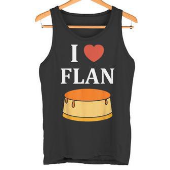 Drole Gâteau Flan Minimaliste Mignonimple I Love Flan Débardeur e - Cadeauxyz
