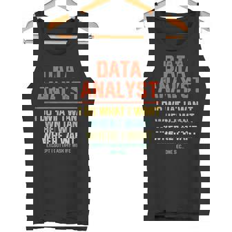 Drôle Je Fais Ce Que Jeeux Pour Data Analyst Débardeur e - Cadeauxyz