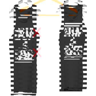 Drum & Bass Rum & Ass Rave Party EDM DJ House Music Tank Top | Mazezy