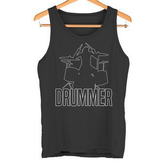 Drummer Batterie Rock & Roll Musicien Batteur Cadeau Débardeur e - Cadeauxyz