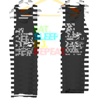 Eatleep Dj Repeatida Electrónica Club Música Camiseta sin mangas - Regaloses