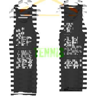 Eatleep Tennis Repeat Cool Regalo Para Jugador Camiseta sin mangas - Regaloses