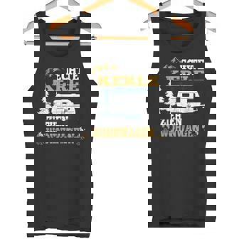 Echte Kerle Ziehen Wohnwagen Herren Geschenkidee Camping Tank Top - Seseable