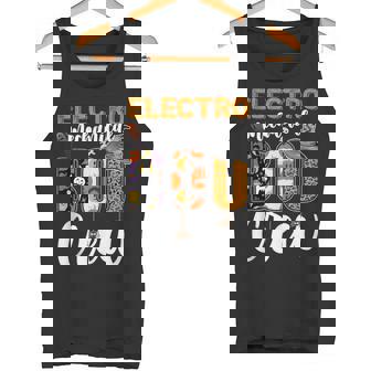 Electro-Mechanical Boo Crew Halloween Matching Tech Tank Top Tank Top | Mazezy
