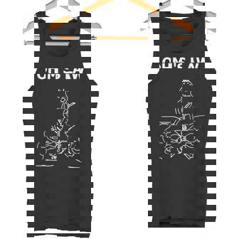 Electrónica Ohm's Law Ingeniero Eléctrico Ohm Manga Larga Camiseta sin mangas - Regaloses