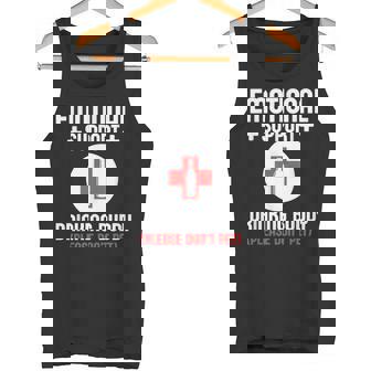 Emotionalupport Drinking Buddy Adultarcastic Humor タンクトップ - Kawaiitshirt