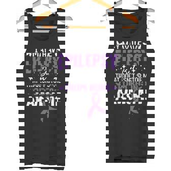 Epilepsy Warrior Fighter Apoya La Conciencia De La Epilepsia Púrpura Camiseta sin mangas - Regaloses