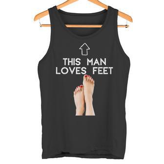 Este Hombre Ama Pies Pies Fetiche Diseño Para Hombre Camiseta sin mangas - Regaloses