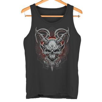 Evilkeleton Heavy Metal Gótico Demoníaco Camiseta sin mangas - Regaloses