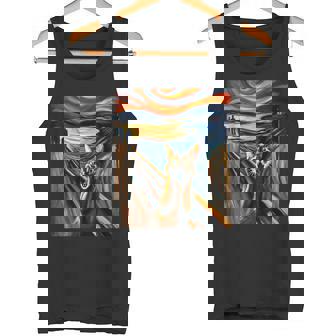 Expressionist Artsy Abyssinian Cat Artistic Abyssinian Cat Tank Top | Mazezy