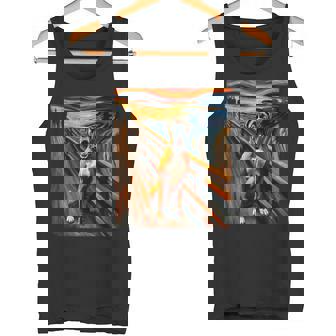 Expressionist Artsy Boxer Dog Artistic Boxer Tank Top | Mazezy