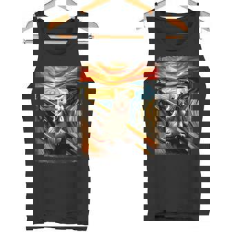 Expressionist Scream Shirt For Mouse Lovers Artistic Mouse Tank Top | Mazezy