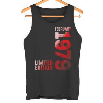 Febrero 1979 Año Legendario 1979 Retro 1979Intage 1979 Camiseta sin mangas - Regaloses