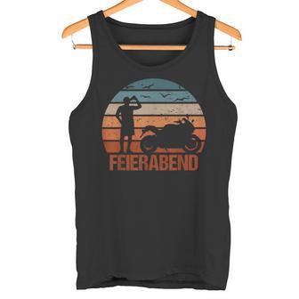 Feierabend Motorrad Bikerpruchatertag Lustiges Tank Top - Geschenkecke