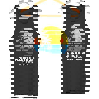 Filipina フィリピノ ヤシの木 マニラ トロピカル フィリピン タンクトップ - Kawaiitshirt