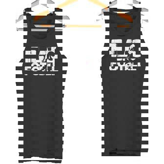 Flag Football Silhouette On Flag Football Tank Top | Mazezy