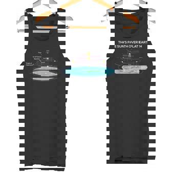 Flat Earthociety 太陽への道 フラットアース タンクトップ - Kawaiitshirt