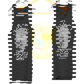 Flying Disc Sport For a Disc Golf Enthusiast Tank Top | Mazezy