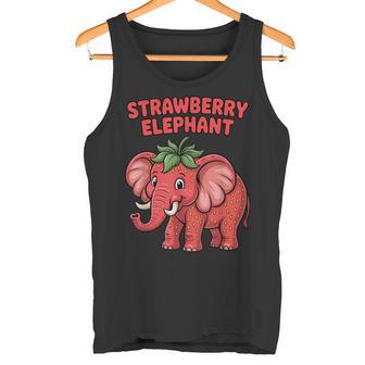 Fresa Elefante Brainrot Memeiral Italiano Dibujos Animados Camiseta sin mangas - Regaloses