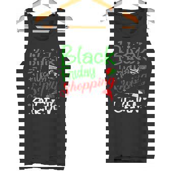 Friday Shopping Crew Christmas Shopping Family Group Tank Top | Mazezy