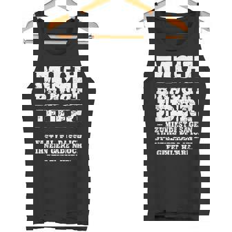 aying Gag Humour Ironic Mich Braucht Jeder ドイツ語 タンクトップ - Kawaiitshirt