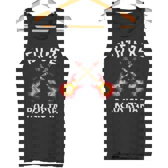 Future Rocktar Banda De Guitarra Divertida Para Niñas Y Niños Camiseta sin mangas - Regaloses