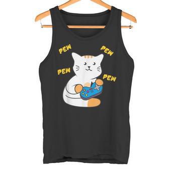 Gamer Gaming Cat Débardeur e - Cadeauxyz