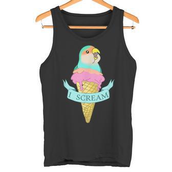 Gelato Olandese Inseparabile Blu Urlo Pappagallo Canotta - Novitaregali