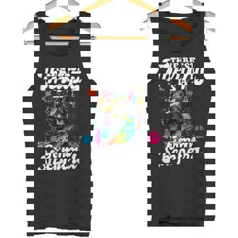 German Shepherd Splash Art I Pop Art German Shepherd Tank Top | Mazezy