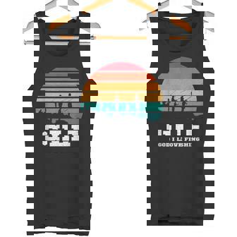 GILF GOD I LOVE Fishing Funny Angling Pun Tank Top | Mazezy