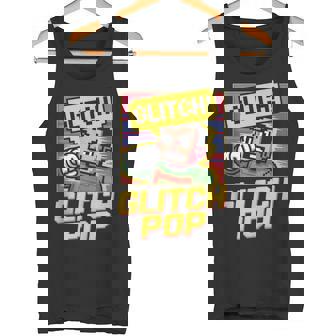 Glitch Pop Pop Culture Retro Video Game Tank Top Tank Top | Mazezy