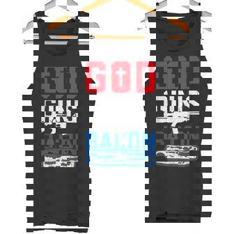 God Guns Bacon Patriotique Débardeur e - Cadeauxyz