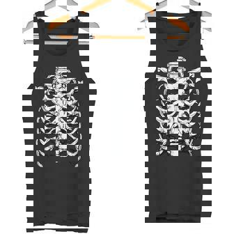 Gotico Emokeleton Ribcage Costume Dacheletro Facile Canotta - Novitaregali