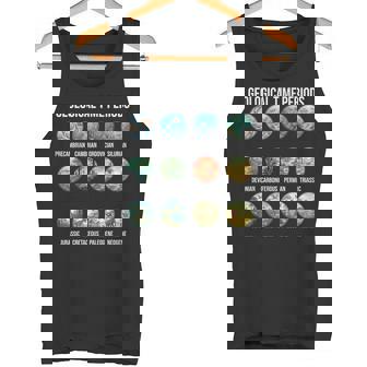 Gráfico De Períodos De Tiempo Geológico Paleontología E Historia De La Tierra Camiseta sin mangas - Regaloses