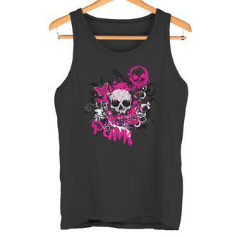 Gráfico Emo De La Escena Punk Rock Infantil De Pinkkull Y2k 2000 Camiseta sin mangas - Regaloses