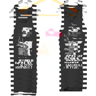 Groenlandia No A Laenta Groenlandia Bandera Animales Groenlandeses Camiseta sin mangas - Regaloses