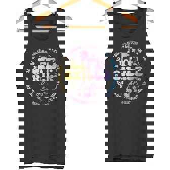 Groovy Life Skills Life Teacher Special Ed SPED Squad Tank Top | Mazezy