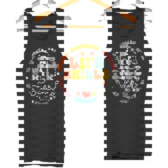 Groovy Life Skills Teacher Team Special Ed SPED Squad Tank Top | Mazezy